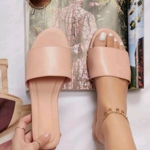 New shein cream pink Sandals